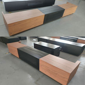 100/120 אינץ 'אולטרה-לזרוק מנוע קצר קומה ממונעת עולה מסך הקרנה + בית קולנוע ביתי ארון מקרן לייזר - Product Image 2