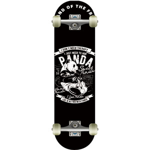 <span class=keywords><strong>Skateboard</strong></span> Completo in Acero Russo 31,5*8,25 Pollici con Doppio Braccio Oscillante e Motivo Animale Panda Personalizzabile - Product Image 2