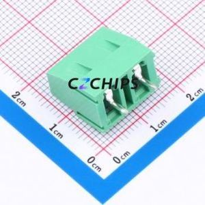 MX128-7.62-02P-GN01-Cu-Y-A Screw Terminal Block Through hole Component (THT),P=7.62mm Connector 1x2P 7.62mm Green Through Hole - Product Image 2