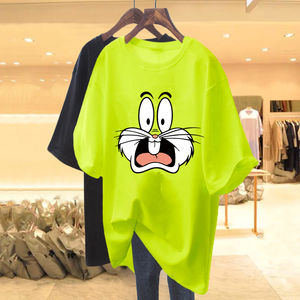 <span class=keywords><strong>Camisetas</strong></span> de Gran Venta 100% Algodón Oversize para <span class=keywords><strong>Mujer</strong></span>, <span class=keywords><strong>Camisetas</strong></span> de Moda con Estampado Personalizado, <span class=keywords><strong>Camisetas</strong></span> Baratas de Diseñador Original para <span class=keywords><strong>Mujer</strong></span> - Product Image 5