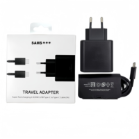 45W PD 3.0 ordinateur portable et téléphone portable USB-C de charge rapide adaptateur de voyage pour S24/S23/S22 Ultra EU Plug Cube Brick Charger