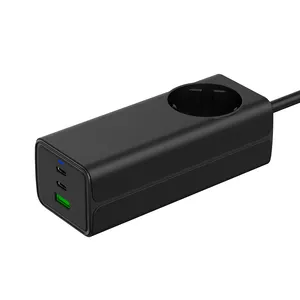 Surge protegido extensão chumbo com usb multi soquete ue/luva de energia