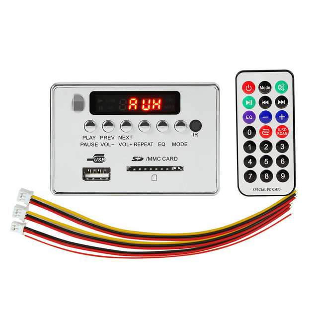 Blue-tooth MP3 Decoding Board 12V Vehicle-mounted Decoding