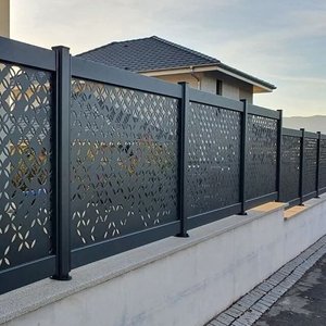 Modern Lazer Kesim Metal Çit Paneli CNC Hassas Kesim ile Bahçe Sınırı ve Gizlilik Perdesi - Product Image 5