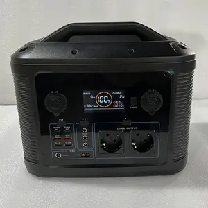 Portable Power Station 1008Wh Backup Lithium Battery Solar Generator for Outdoors Camping Travel Hunting Emergency