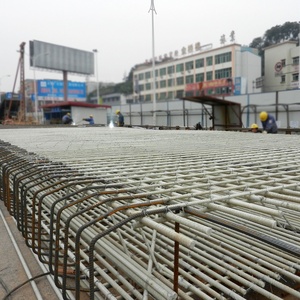 Batang Bergelombang Plastik Berpenguat Serat Kaca Fiber Glass Rebar Frp Batang Tahan Lama Cocok untuk Konstruksi - Product Image 6