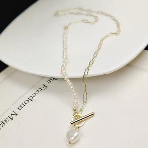 Collar de Perlas de Agua Dulce de Lujo Alien 2021, Grano Pequeño con Clavícula de Luz, Nuevo Artículo de Nicho de Celebridades de Internet - Product Image 2