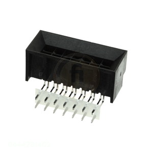Conector Rectangular <span class=keywords><strong>de</strong></span> Canal Pasante <span class=keywords><strong>de</strong></span> Ángulo Recto, 14 Pines, 3 mm, 444281402, Bloqueo <span class=keywords><strong>de</strong></span> Placa <span class=keywords><strong>de</strong></span> Acoplamiento Ciego - Product Image 1