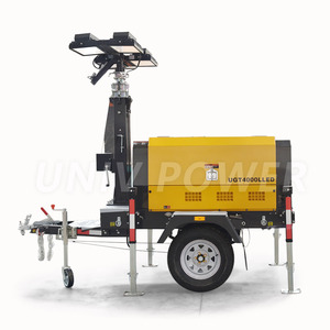 <span class=keywords><strong>Towable</strong></span> DIESEL ánh sáng tháp với 10 kW Máy phát điện loại im lặng - Product Image 3