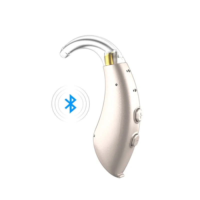 2024革新的な新製品Bluetoothワイヤレスを備えた聴覚障害者向けの簡単な操作セルフフィッティング補聴器