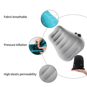 Gối tựa lưng hơi bơm hơi giảm đau thần kinh tọa, gối hỗ trợ thắt lưng, gối nghỉ ngơi, tựa đầu đi phượt, dùng cho ô tô, văn phòng - Product Image 3