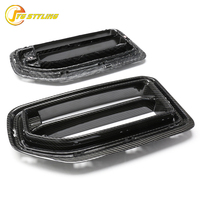 Grille avant en fibre de carbone sèche G87 style YG pour BMW G87 M2, aérations de pare-chocs avant en carbone véritable, kits de carrosserie de remplacement