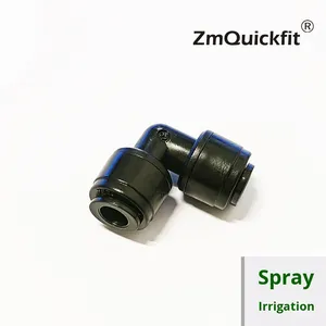 Conector Rápido para Riego por Aspersión, 2 Puntos, Totalmente Negro, Accesorio de Plástico para Purificador de Agua, Equipo de Pulverización - Product Image 6