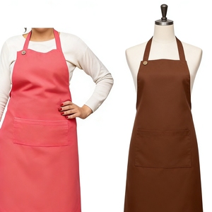 Tabliers en coton égyptien durables avec grandes poches, anti-déversement, style cuisine classique, en stock, délai de livraison d'échantillon de 7 jours - Product Image 4