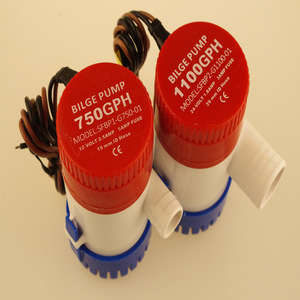 Bilge <b>Pump</b> 350 500 750 1100 Gph <b>12V</b> 24V DC Marine Boat Water <b>Pump</b> With Hose And Wire For Boat Use - Product Image 3