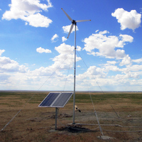 Générateur d'énergie solaire hybride éolienne 5kw système d'éolienne solaire 20 kw avec batterie lifepo4
