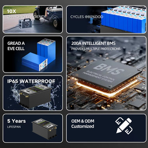 Bateria de Estado Sólido LiFePO4 Personalizada X-Power 48V 100Ah com BMS Inteligente e LCD para Scooter Elétrico e Carrinho de Golfe OEM - Product Image 4