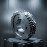 Service d'usinage de pièces métalliques de précision à haute capacité de charge, fabrication OEM/ODM en usine, engrenage hélicoïdal en acier forgé