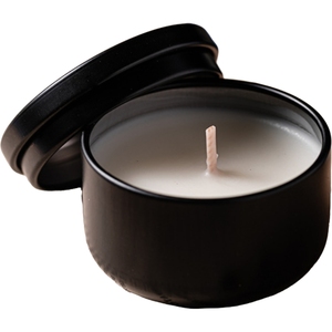 Lata negra pequeña hecha a mano, material de cera de soja de lujo para aromaterapia para el Día de San Valentín, Pascua o vacaciones de Diwali - Product Image 3