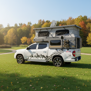 Camper multifonctionnel tout-terrain 4x4 avec auvent <span class=keywords><strong>de</strong></span> camion, <span class=keywords><strong>camping</strong></span>-<span class=keywords><strong>car</strong></span> léger en aluminium pour camion - Product Image 2