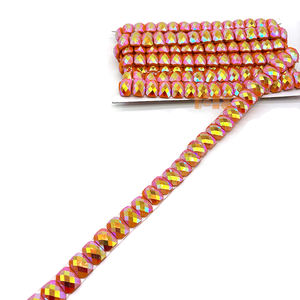 2026 personnaliser <span class=keywords><strong>Samba</strong></span> Tango carnaval Costume carnaval garniture fer sur Orange AB strass diamant Applique garniture - Product Image 4