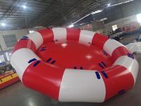 Summer Outdoor Sport Gonflable Water Rotating Boat Towables Tube Lake Sea Flying Disco Boat for Water Entertainment