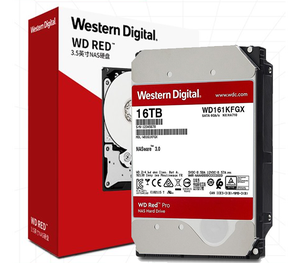Disque dur interne 16 To <span class=keywords><strong>Red</strong></span> Pro NAS WD161KFGX 7200 RPM Classe SATA 6 Gb/s Cache 256 Mo Disque dur interne 3.5 pouces pour application serveur - Product Image 1