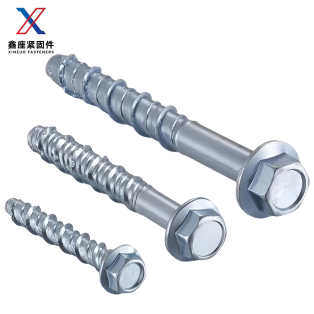 Factory Price Hexagonal Self-Cutting Concrete Anchor Bolt for Masonry Brick Block Anchoring