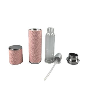 Tedarikçi deri parfüm <span class=keywords><strong>Atomizer</strong></span> sprey cam parfüm atomizör şişe 5ml Mini doldurulabilir alüminyum boş seyahat fısfıslı parfüm sprey - Product Image 2