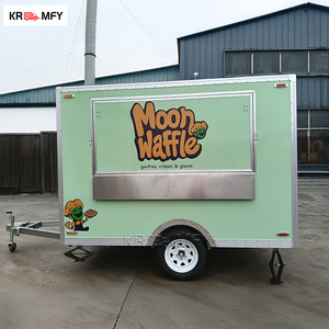 Carrito de Comida Móvil de un Solo Eje, Remolcable, para Venta Ambulante en Calle, para Dulces y Papas Fritas - Product Image 6