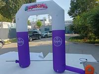 Arche de marathon gonflable personnalisée en usine, gonflables publicitaires avec souffleur d'air électrique pour la promotion d'expositions