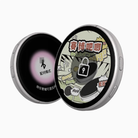 Placa de Identificación LED E87 con Pantalla Digital Táctil, Control de Fotos, GIFs y Vídeos, Pin Electrónico, Pantalla Portátil, Etiqueta de Nombre LED, Placa Electrónica