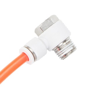 Qingze Pneumatic <b>Connector</b> Plastic <b>Quick</b> Plug Fittings 90 Degree Elbow DN6 DN8 DN10 DN15 DN20 For Air Hose - Product Image 2