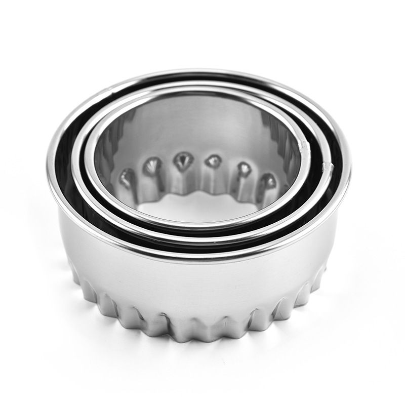 Three-piece flower mold set