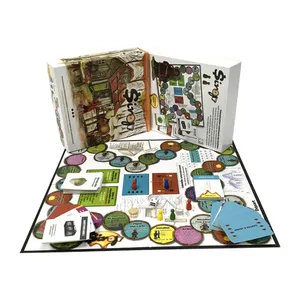 Hübsches und farbenfrohes Brettspiel Benutzer definierter Hersteller Brettspiel Entwerfen Sie Ihr eigenes Brettspiel