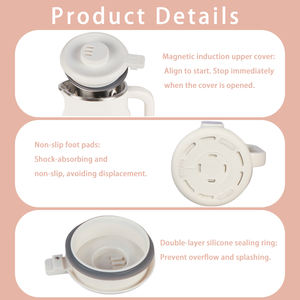 Máquina Inteligente Automática para Leche Fría y Caliente, Sin Lácteos, de Soja/Avena/Soja, Tendencia 2026, para Leche Vegetal de Almendras/Leche de Vaca, Uso Doméstico, 800ml - Product Image 3