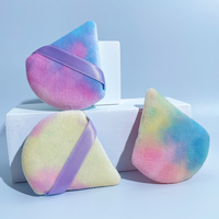 Mode maquillage bouffée velours Triangle cosmétique éponge végétalien dégradé beauté bouffées pour les femmes maquillage quotidien