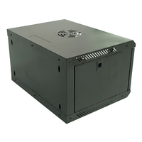 Armoire Réseau Murale de Luxe 19 Pouces 6U à Assembler, Boîtier Métallique pour Centre de Données, Rack Serveur Internet et Vidéosurveillance