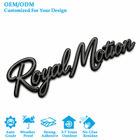 Logo de voiture personnalisé, badge chromé 3D pour la décoration extérieure du véhicule, imperméable et résistant aux UV, emblème de voiture