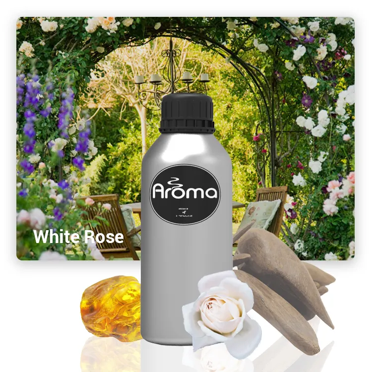 AR6965สีขาว Rose Parfum Duft Aromatizer Aroma Scent Marketing น้ำมัน