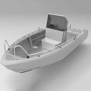 <span class=keywords><strong>Bateau</strong></span> de pêche à console centrale en aluminium léger KinOcean, fabrication directe, service de personnalisation - Product Image 1