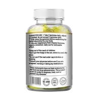 Complément Alimentaire Gommes Multivitaminées avec Complexe Vitaminique Zinc Calcium Soutien Immunitaire Bien-être Général Gommes Halal