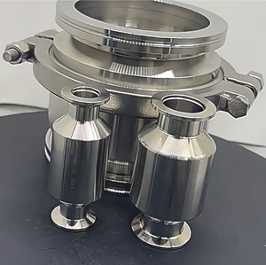 Vanne de retenue à ressort Tri-Clamp ISO/DIN <span class=keywords><strong>KF</strong></span> 16-100 en acier inoxydable 304/316 certifiée ISO/CE pour gaz/liquide - Product Image 5