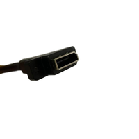 Câble de montage sur panneau blindé tressé en PVC HL 0.3M 1.4, extension 8K 60HZ, mâle-femelle, trous de fixation, pour moniteur, lecteur DVD
