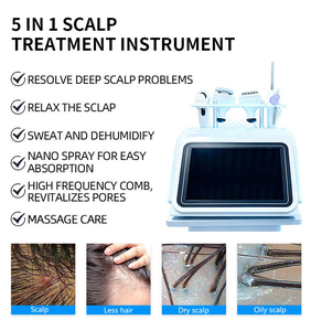 Professional Hair and Scalp Analysis <b>Machine</b> 5 in 1 Scalp Comprehensive Hair Analyzer with Growth Treatment <b>Massager</b> Device - Product Image 3
