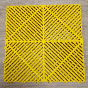 Dalles de sol emboîtables en <span class=keywords><strong>vinyle</strong></span> pour lavage de voitures, panneaux carrés en plastique sans tranchée requise - Product Image 5