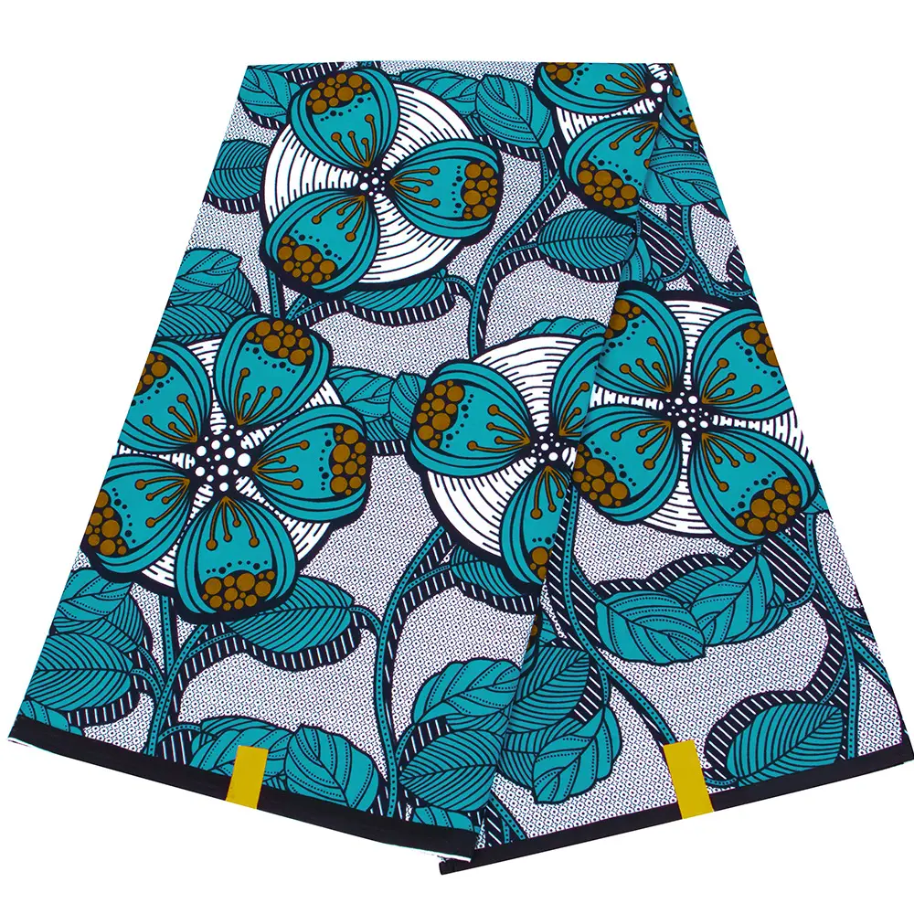 100% कपास अफ्रीकी batik मुद्रित उच्च गुणवत्ता अफ्रीकी राष्ट्रीय कपड़े कपड़े महिलाओं के कपड़े के लिए