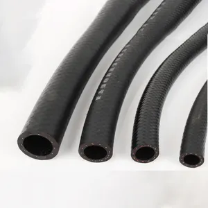 शीर्ष गुणवत्ता वाले स्टील वायर ब्रेडेड सिलिकॉन रबर नली उच्च दबाव रबर हाइड्रोलिक नली पाइप