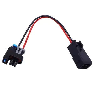 Male Female 2 Pin Fuel Injector Wire Harness Plug Adapters Connectors Multec TO EV1 Injector