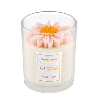 Bougies de cire de soja modernes faites à la main, adaptées aux bougies de bénédiction, à la décoration intérieure et aux festivals tels que Diwali et Noël.